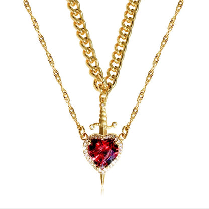 Heart of Valor Necklace - Gold Edition