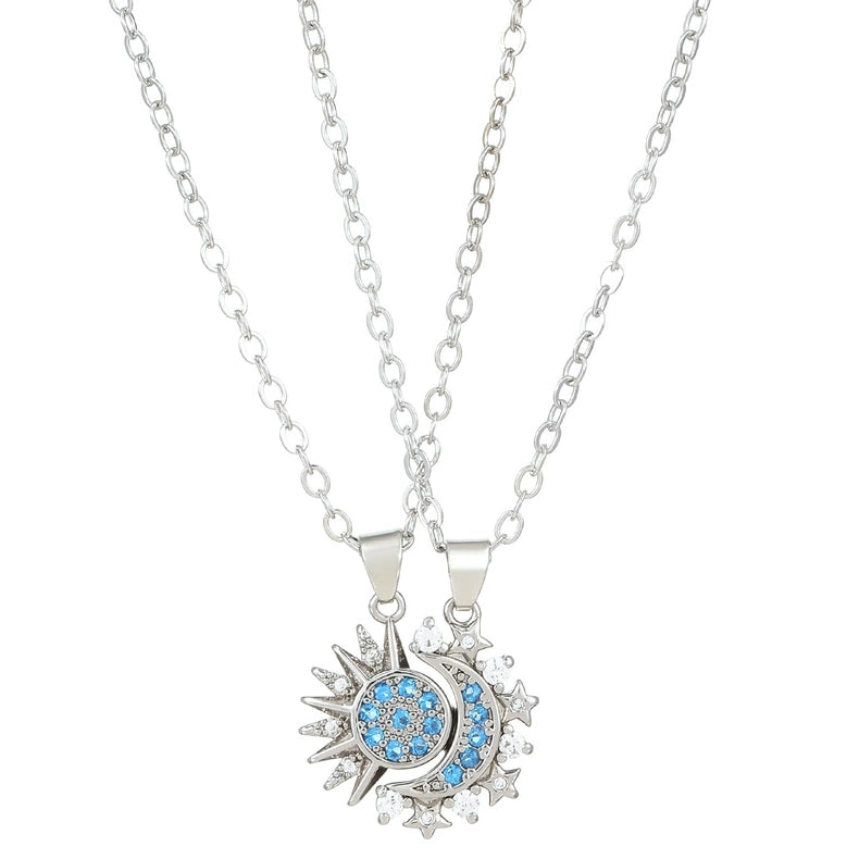 Solar & Lunar Pendant – Silver Edition