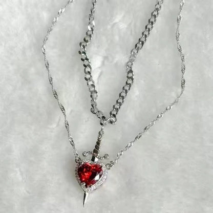 Heart of Valor Necklace - Silver Edition