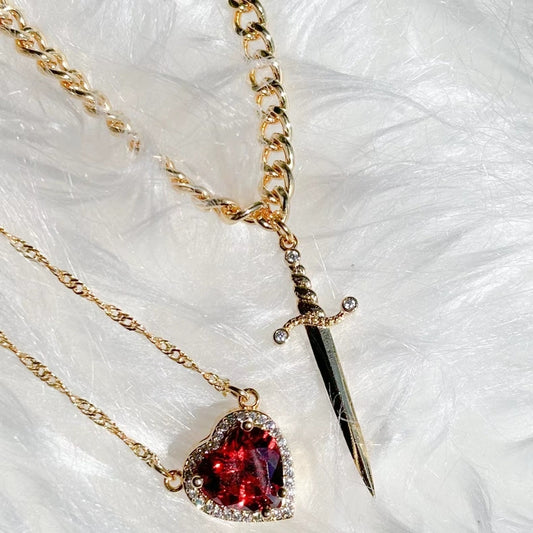 Heart of Valor Necklace - Gold Edition